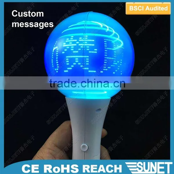 2016 New Products Plastic Multi-colored Led Crystal Magic Ball Light photo-3