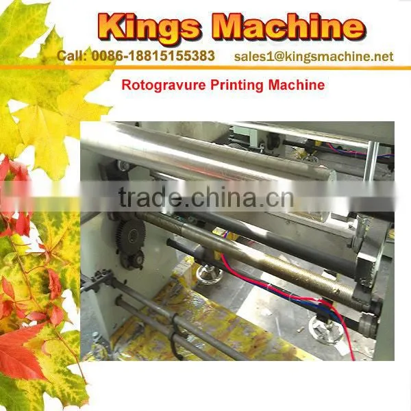 India Manufacturer Multicolour Rotogravure Press /Rotogravure Printing Machine(Kings Machine)