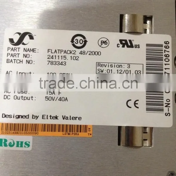 Eltek FLATPACK2 48/2000 2000W 48V Rectifier DC Power 241115.100 photo-4