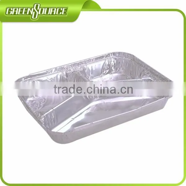 Three Divided Aluminum Foil Container