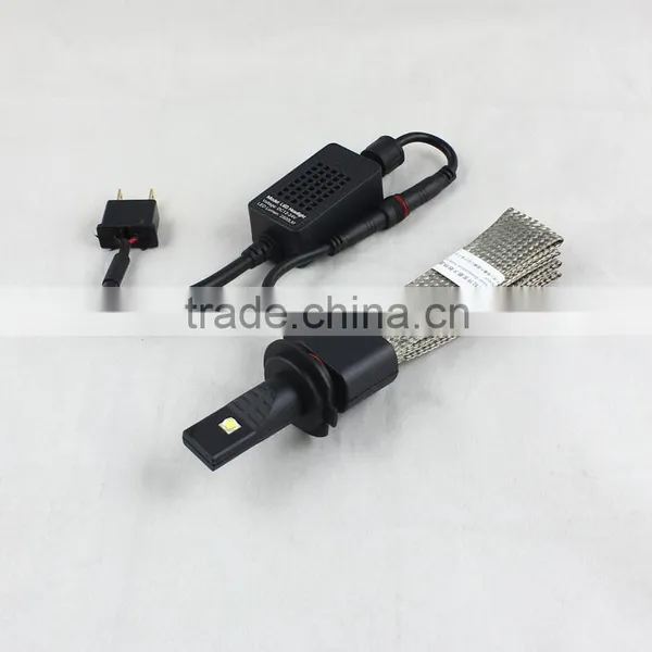 H7 Fanless LED h7 Headlight High Power 40w 6500k Xenon White h7 Led Headlight Bulbs photo-4