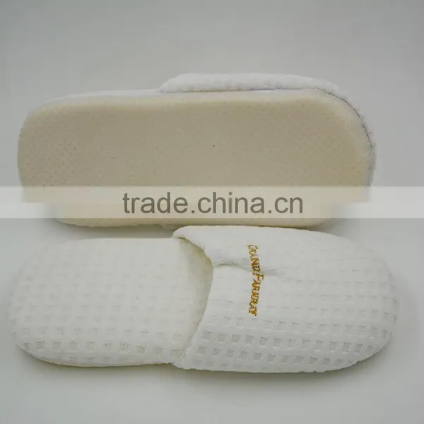 Waffle Fabric Bread Slippers, Hotel Disposable Slippers
