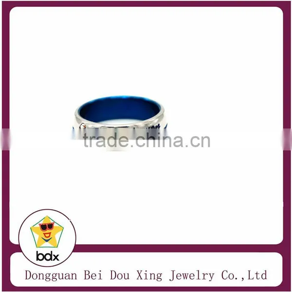 Fancy to You With Midnight Navy Color Crystal Paved New Fashion Ring photo-2