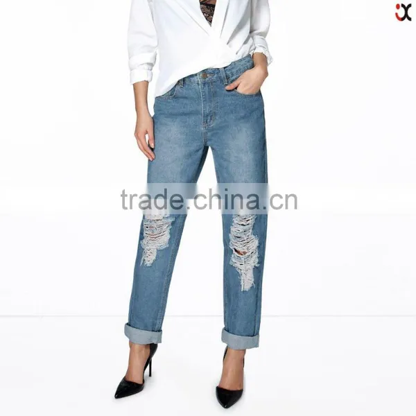 New Design Jeans Girls Jeans Pants Jeans Model Girls(JXA030)