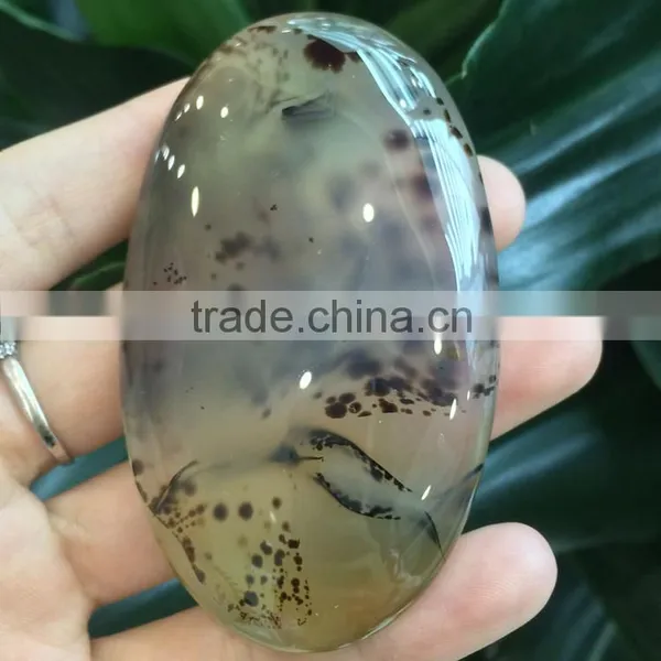 Natural Moss Agate Crystal Ornaments Wholesale photo-6