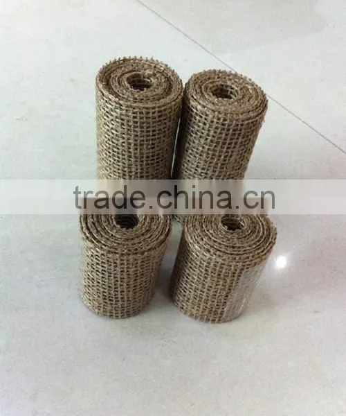 Eco Friendly Decorative Jute Fabric Roll