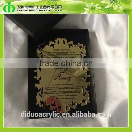 DDI-C024 Trade Assurance Pop Up Wedding Invitation Card