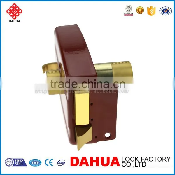 High Quality Rectangular Printed Door Lock With Keys Safety Lock 6683 photo-3