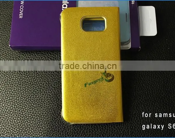 2015 Hot Sale Cell Phone Case for S6 Case. Leather Flip Case for Samsung Galaxy S6 photo-6