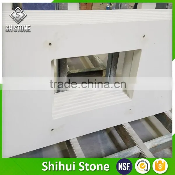 Quartz Stone Table Top, Quartz Vanity Top photo-4