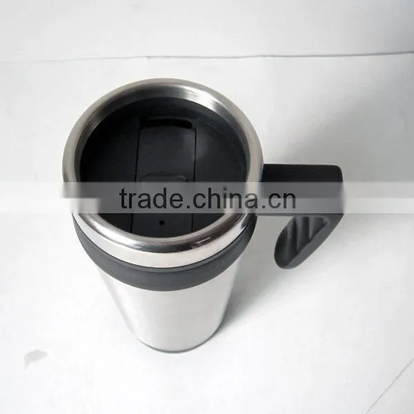 Double Wall Stainless Steel Plastic Tumbler With Handle photo-2