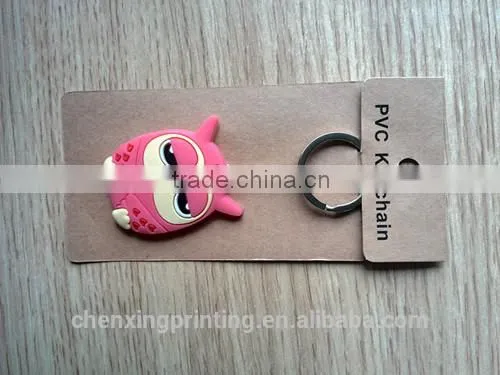 Brown/white Cardboard Ppaer Material and Matte Surface Handling Paper Card for Keychain photo-2