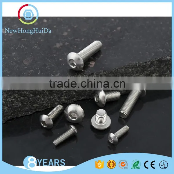 China Wholesale Websites Stainless Steel Hex Socket Pan Head Machine Screws photo-2