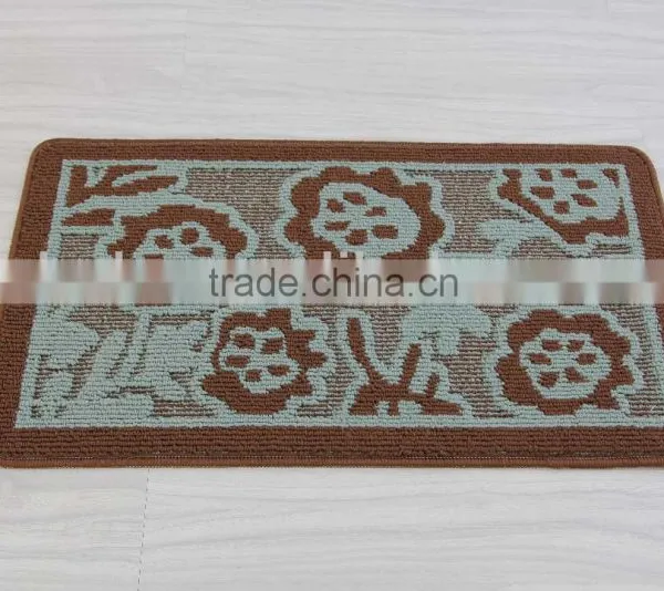 Polyester Non Slip Printed Door Floor Mat Non Slip Rug Pad photo-2