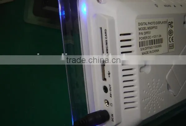 Multimedia SD Card Type Transparent Acrylic 7 Inch Lcd Photo Digital Frame photo-6
