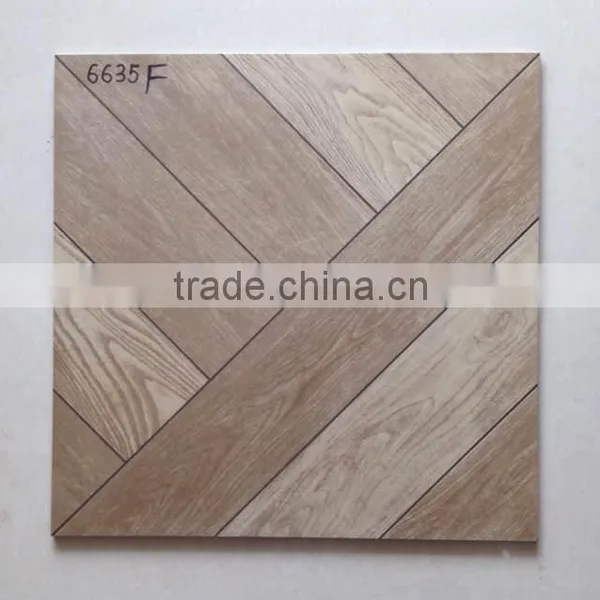 Screen Printing Wooden Design Floor Tile photo-3