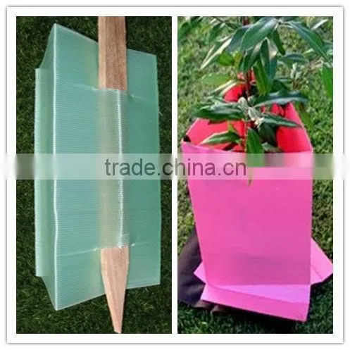 Non-toxic Recycled Green Plastic Tree Protection Sheets photo-2