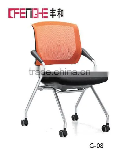 Modern Office Furniture Folding Armrest Office Chair, Aluminium Folding Chair