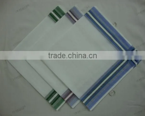 2016 New Designs for 100% Cotton Men's Handkerchiefs