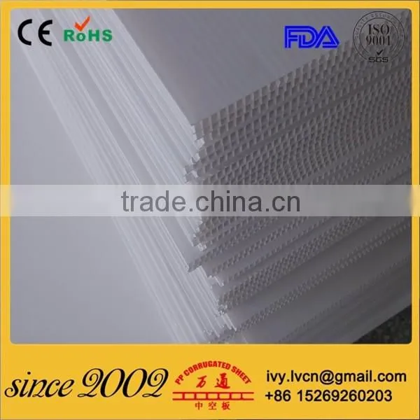 Factory Price PP Corflute Sign Board With Corona and UV Adhesive photo-2