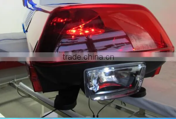 New Arrived Police Red and Blue Emergency Led Lightbar With Speaker and Siren photo-5