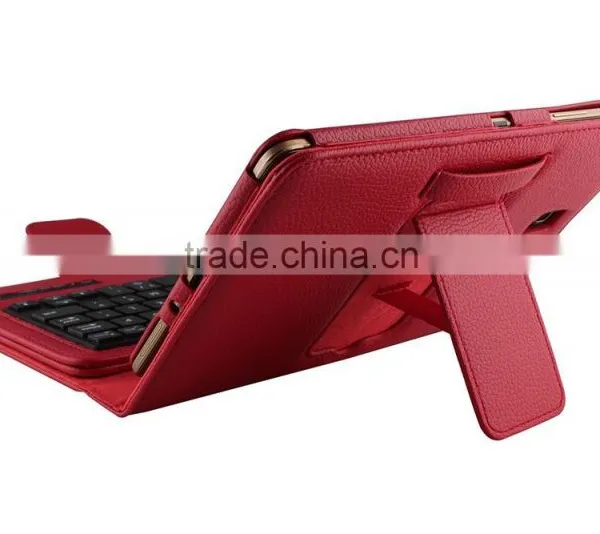Litchi Pattern Wireless Mini Bluetooth Keyboard for Samsung TABS 8.4inch T700/705-SA04 photo-2