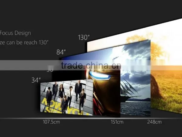 UNIC 1200 Lumens Mini Led Projector 1080p 3D photo-4