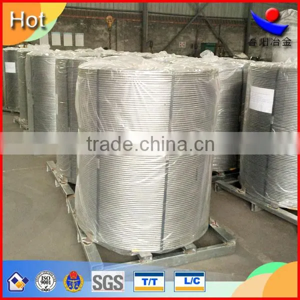 Chinese Pure Ferro Alloy Cored Wire Metal Alloy CaSi /CaFe Cored Wire photo-3