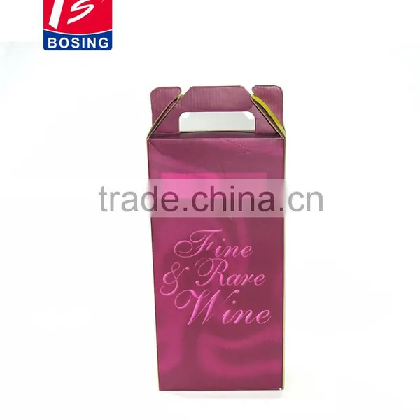 2016 Colorful Wine Box All Types of Wine Carton Packaging Paper Box