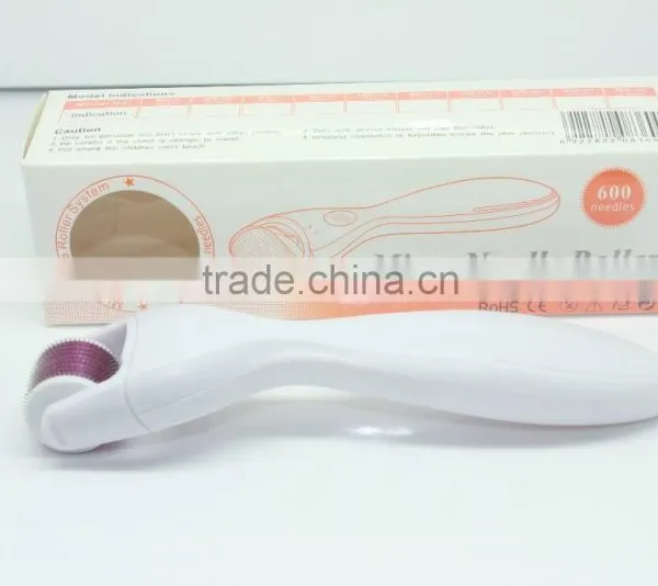 Newest Micro Needle Derma Roller 600 Needles Body Massage Roller With Changeable Head photo-6