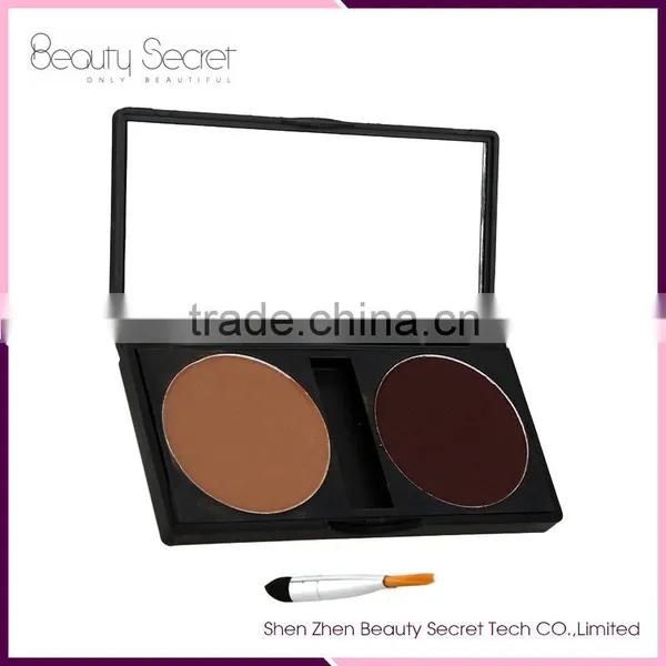 Private Label 2 Color Eyebrow Powder Palette photo-6
