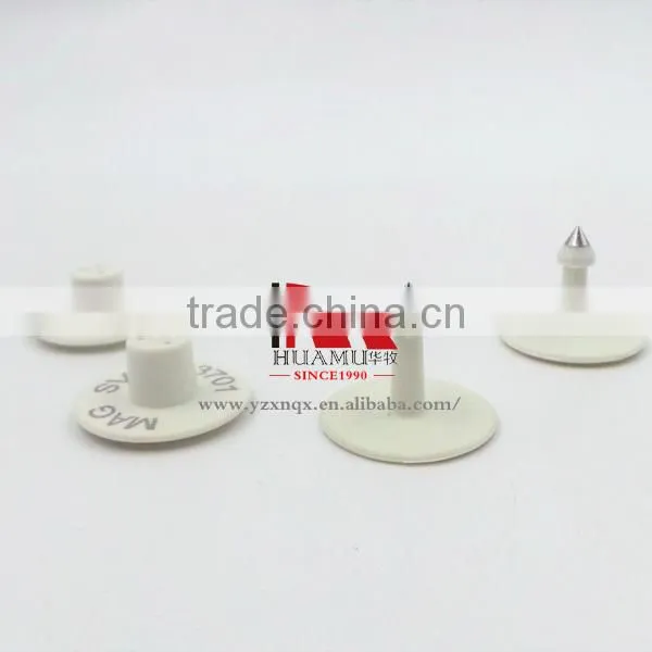 Animal Ear Tag for Cattle in White 30*30 mm photo-2