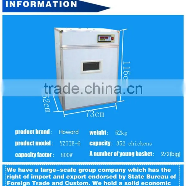 HHD YZITE-6 352 Eggs Used Chicken Egg Incubator for Sale photo-3