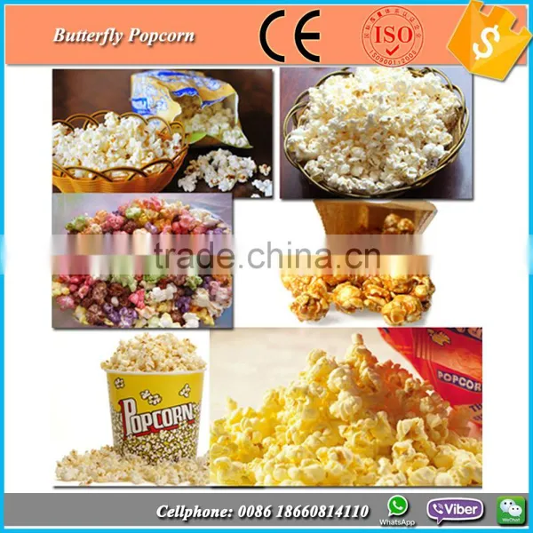 Commercial Mushroom Caramel Popcorn Making Machine photo-3