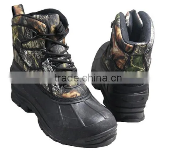 Mens Camouflage Waterproof Warm Winter Hunting Boots photo-2