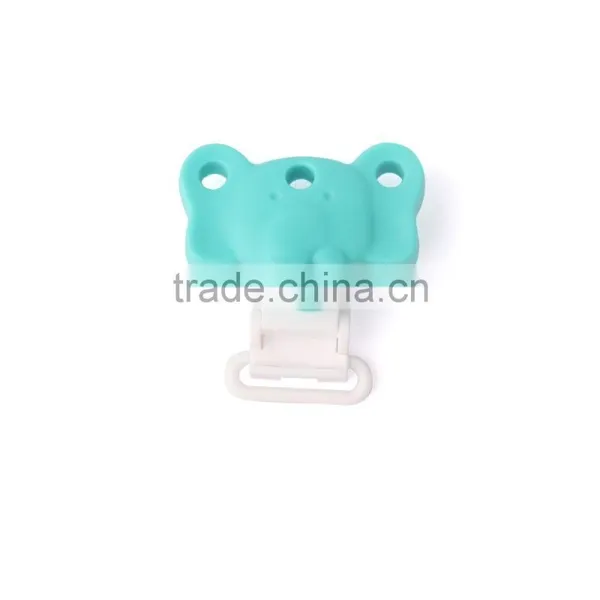 Mixed Shape Rubber Baby Pacifier Chain Clamp photo-2