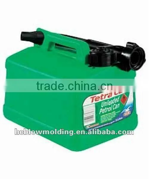 OEM Blow Molding 5L Plastic Unleaded Fuel Can With Pourer Jerry Cans Hdpe Huizhou Facatory photo-6