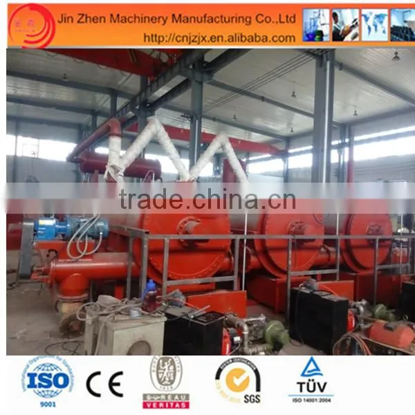 100% Environmental and Higher Quality PLC Continuous Used Tyre Recycling Plant photo-3