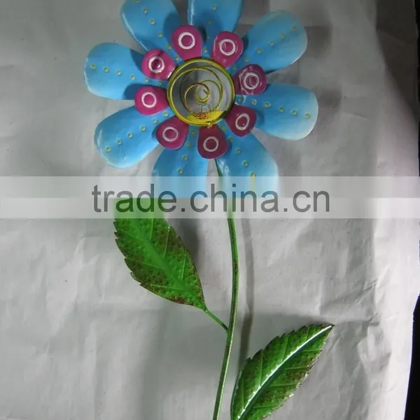 Garden Decoration Flower Stakes Decorative Flower Stake Metal Flower Stake Flower Garden Decoration Stake Flower Pick photo-5