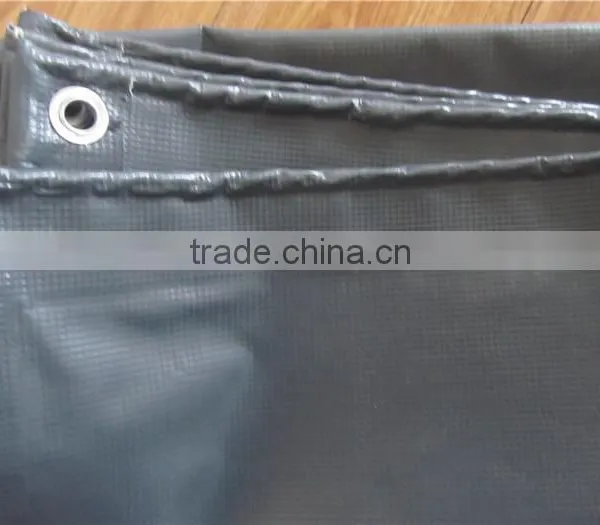 China Manufacture Fumigation Tarpaulin, Grain Store Used Pvc Laminated Tarpaulin photo-4