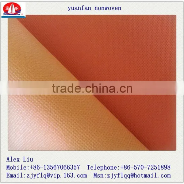 Yellow and Orange Non-woven Fabric Made in China Factory / pp Nonwoven Fabric / pp Non Woven Fabric photo-2