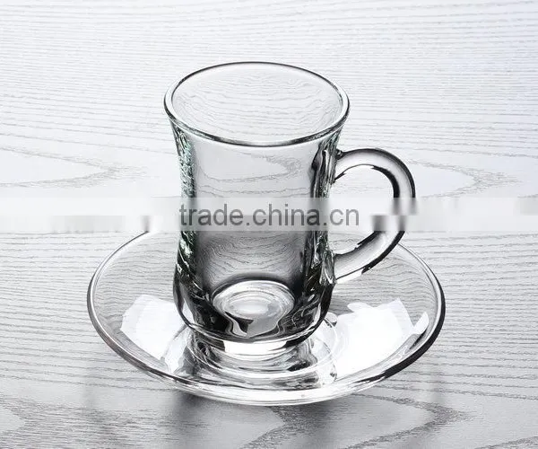 4.5oz Insulated Glass Coffee Mugs With Handles photo-2