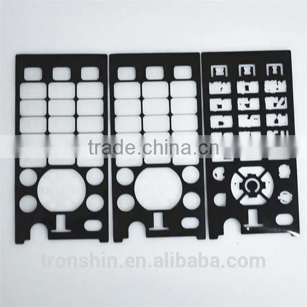Waterproof Over-molding PET Sheet Silicon Rubber Keypad With Silkscreen Printing for Mobile Phone photo-5