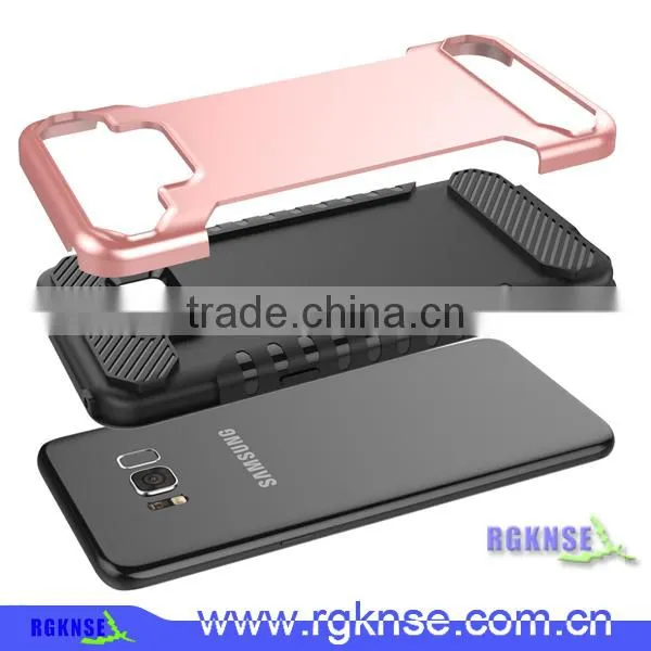 RGKNSE Factory Price TPU PC 2 in 1 Hybrid Phone Case For Samsung Galaxy S8 Back Cover photo-2