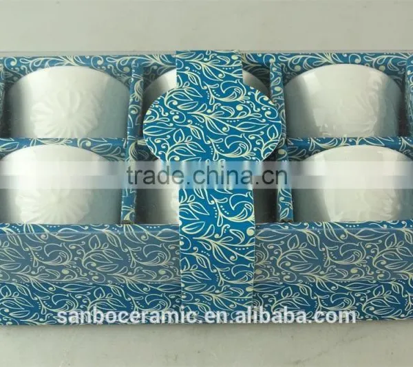 Ceramic Cawa Cup, Cups of Arabic Coffee Cawa, 6 PCS Set photo-2