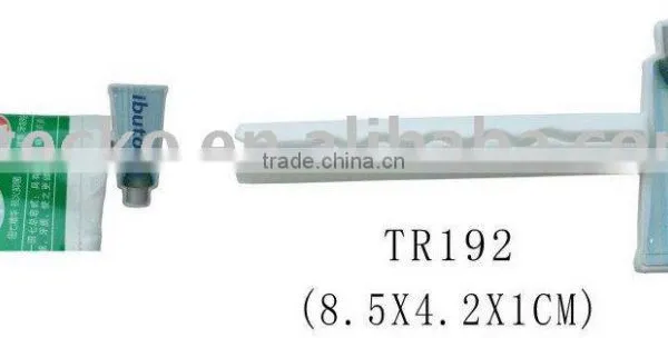Promotional plastic toothpaste squeezer