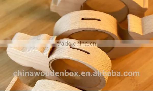 Refined Lovely Wooden Piggy Bank photo-2