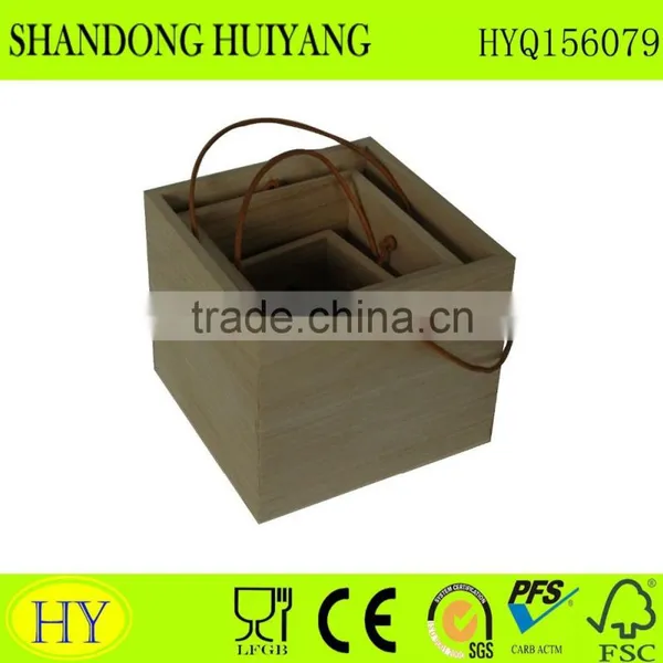 Unfinished Factory Custom Wooden Bucket photo-2