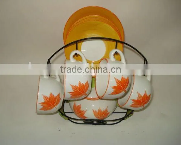 9pcs Porcelain Tea&coffee Sets