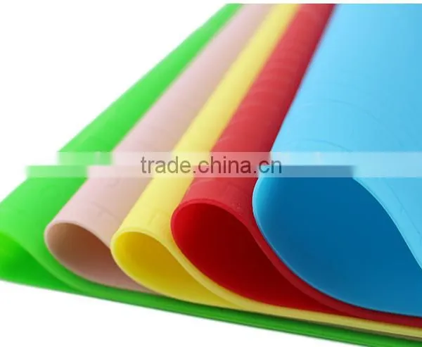 FDA Approved Non-stick Anti-slip Reusable Customized Silicone Baking Mat,table Mat,pastry Rolling Mat photo-2